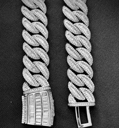 Custom Cuban Link Bracelet in silver tone