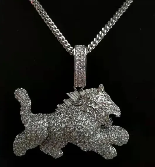 Custom Animal Pendant in black
