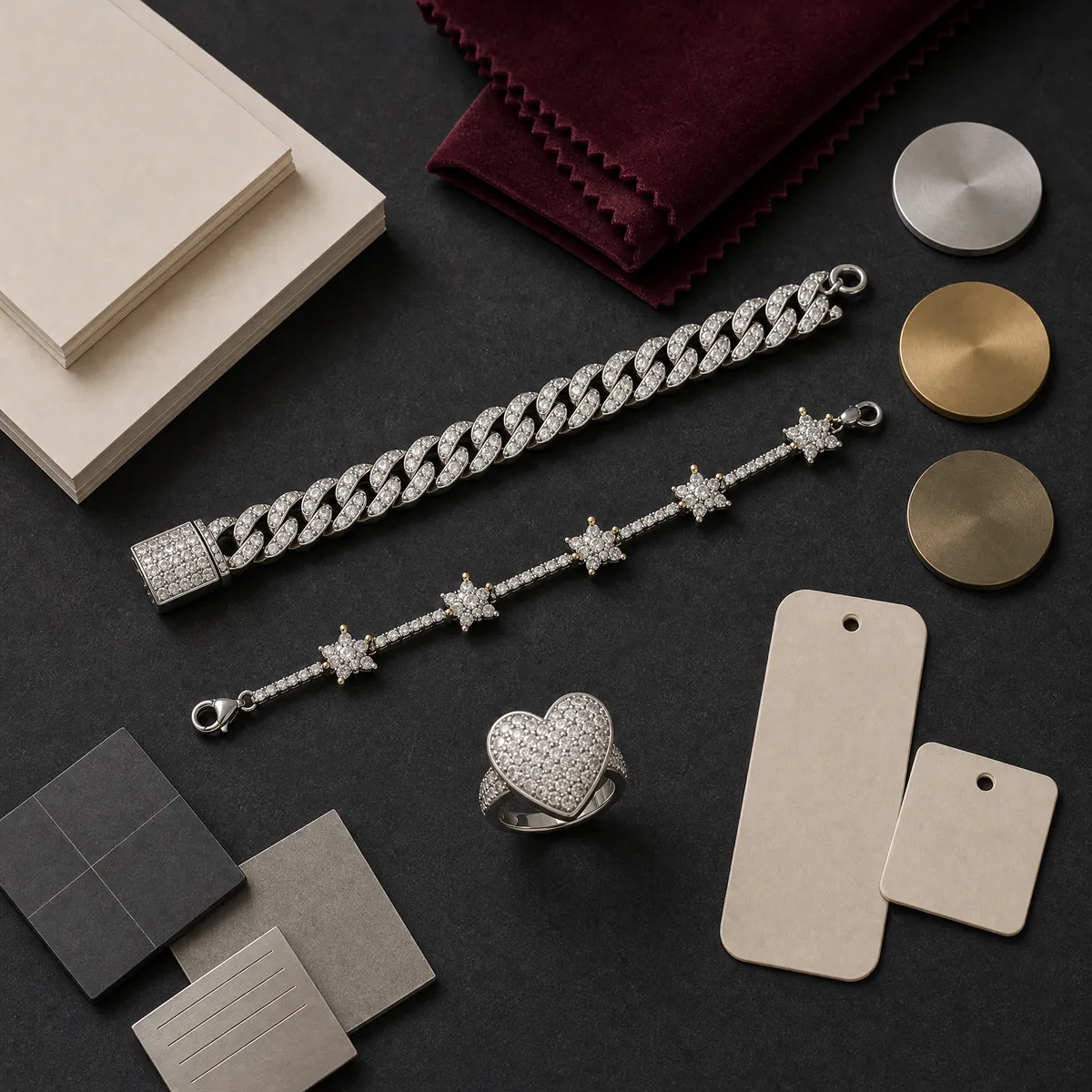 Jewelry materials guide entry point